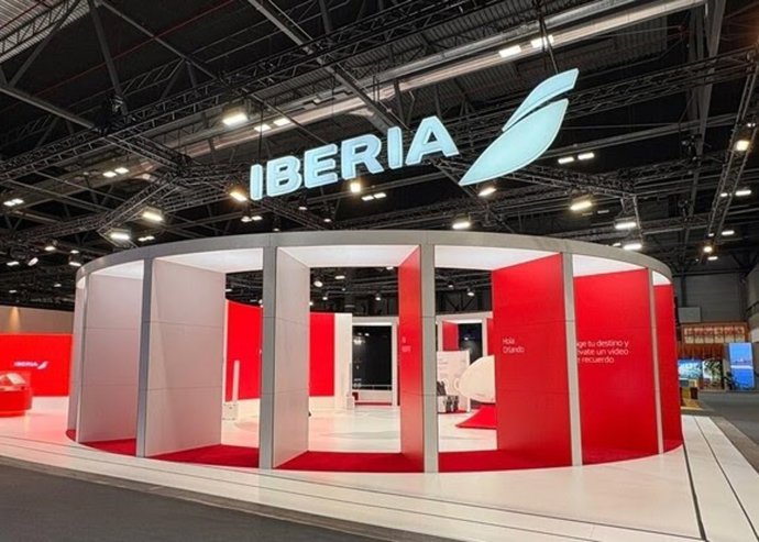 Stand de Iberia.
