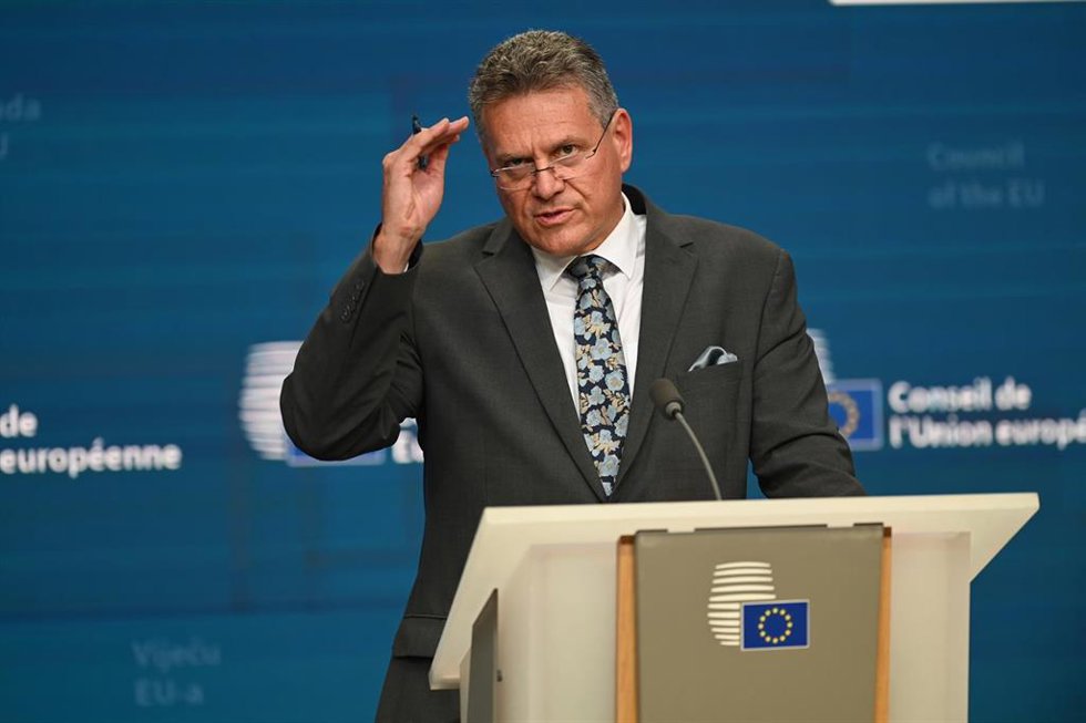 Archivo - El comisario de Comercio, Maros Sefcovic.