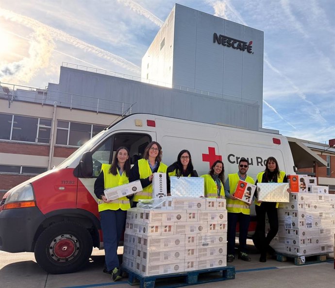 Cápsulas de Nestlé para personas sin hogar en Girona.