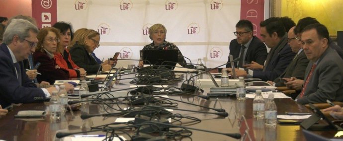 Consejo de Gobierno de la US del 21 de enero de 2026 en el que la rectora Carmen Vargas se ha referido a la detención de una estudiante del programa de convivencia con personas mayores.