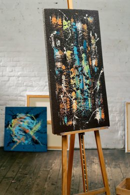 Naked Nature, técnicas mixtas sobre panel acústico Whisper