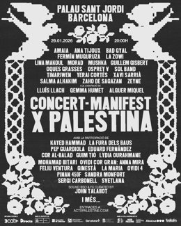 Cartel del concierto