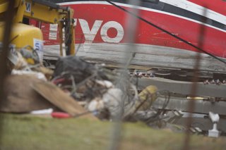Imagen de los trabajos de rescate de los convoyes de trenes accidentados en la zona del suceso en Adamuz (Córdoba). A 21 de enero de 2026, en Adamuz, Córdoba (Andalucía, España). Los trabajos en la zona del accidente ferroviario en Adamuz (Córdoba) contin