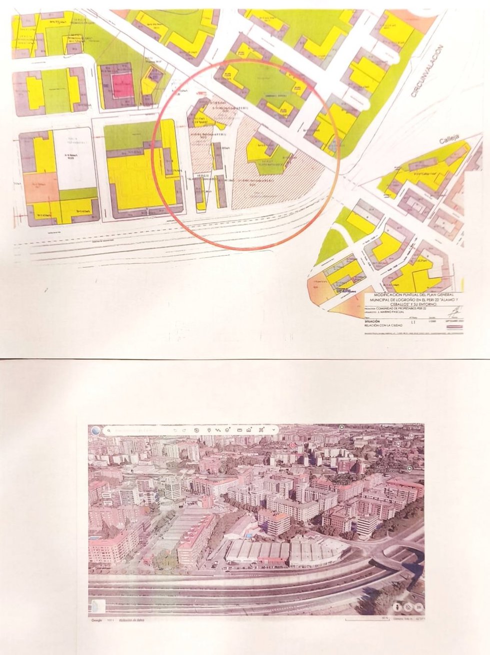 Mapa de la zona