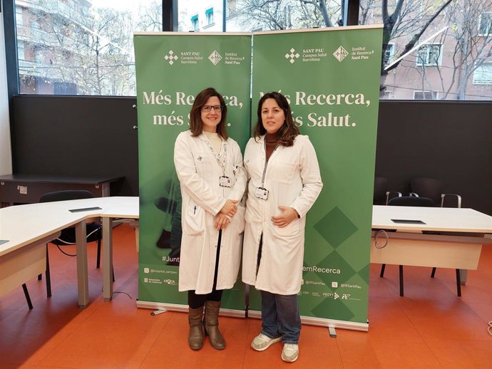 Las investigadoras del IR Sant Pau a cargo del estudio.