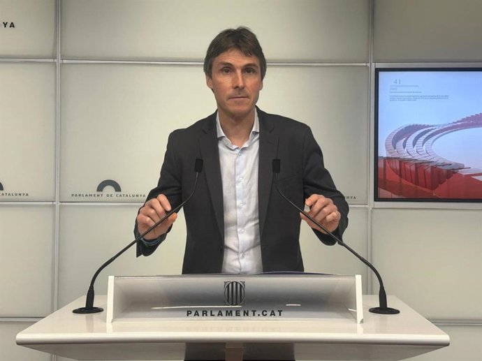 El portavoz de Junts en el Parlament, Salvador Vergés