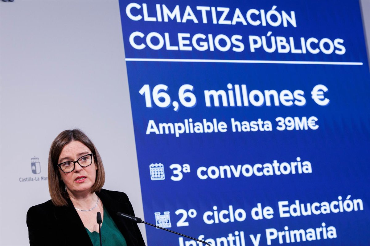 La orden que regula ayudas a climatización en centros escolares de C-LM incluye mejoras para llegar a más ayuntamientos