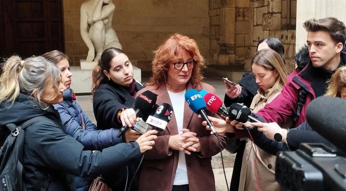 Bonet atiende a los medios este miércoles.