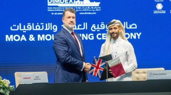La británica BAE Systems y la catarí Barzan Holdings estudian colaborar en materia de drones militares
