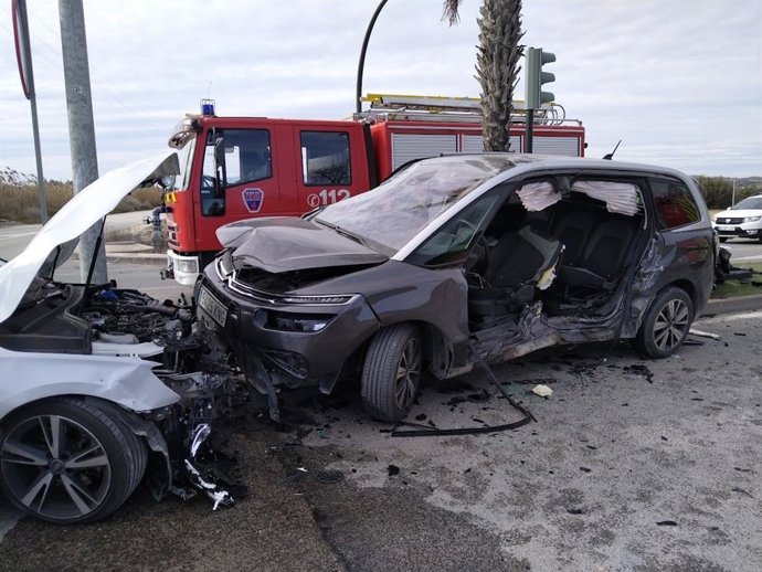 Estado en el que han quedado los vehículos