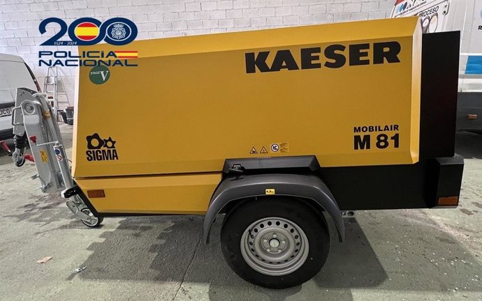 Detenida la responsable de una empresa por utilizar los datos de un exempleado para apropiarse de un compresor