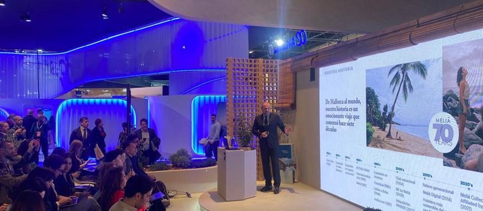 Gabriel Escarrer, presidente y CEO de Meliá en Fitur