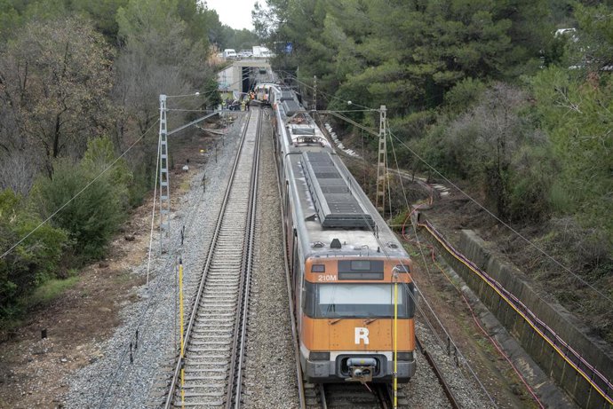 El tren accidentat
