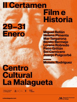 Cartel del II Certamen Film e Historia.