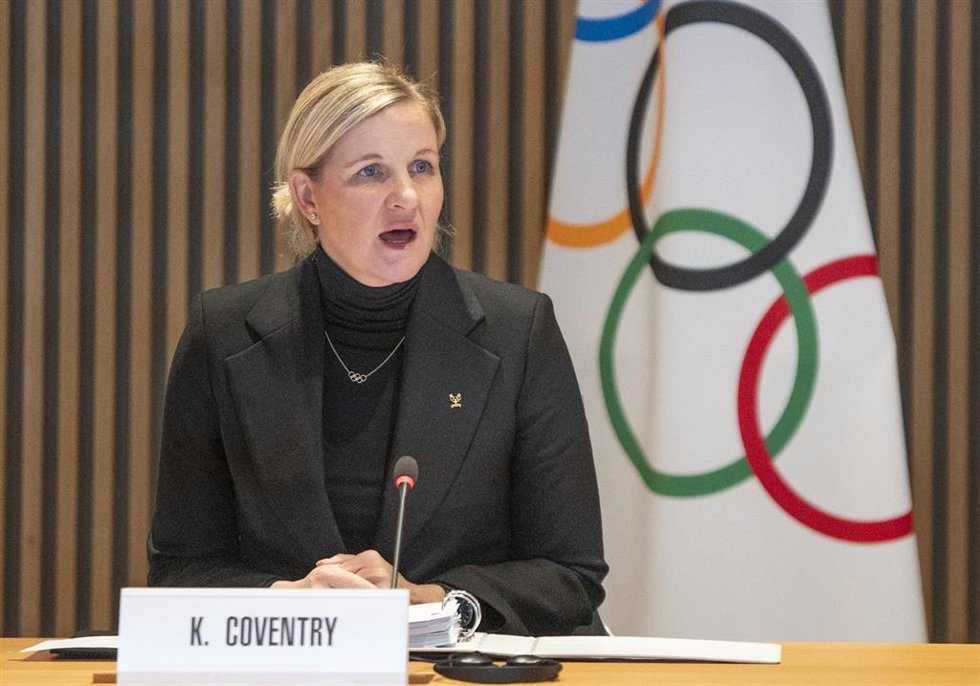 Archivo - Kirsty Coventry, presidenta del COI.