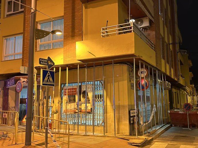 Imagen del edificio desalojado en Rojales (Alicante)