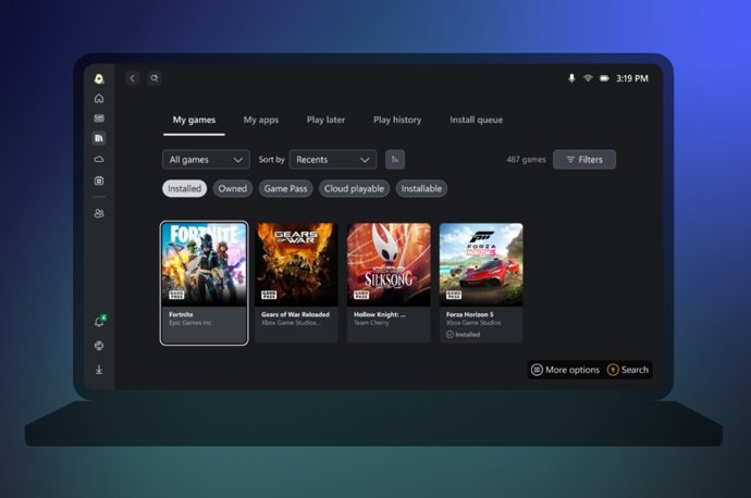 Recurso do aplicativo Xbox para PC com Windows 11