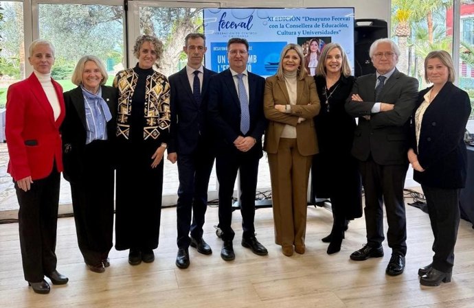 Esmorzar informatiu organitzat este dimecres per la Federació de Centres d'Ensenyament de València (FECEVAL)