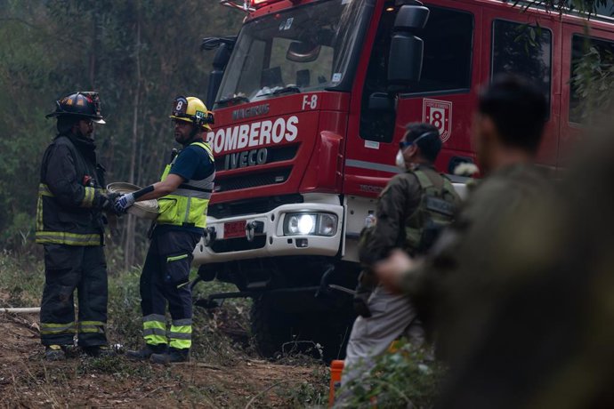 Chaimavida, 19 de enero 2026. Estado de catastrofe por incendios en la Region del Bio Bio.. Javier Torres/Aton Chile