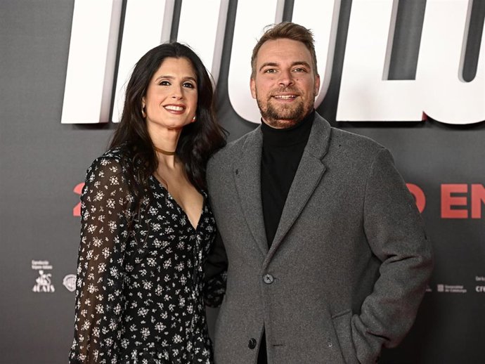 María la jerezana y José María Almoguera durante el estreno de la película 'Ídolos', a 21 de enero de 2026, en Madrid (España).