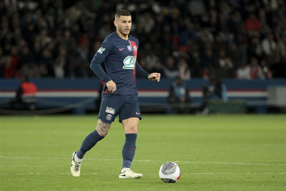 Archivo - Lucas Hernández, en un partido con el Paris Saint-Germain.