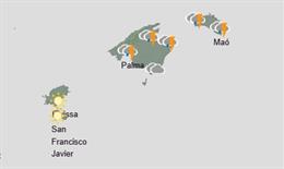 El tiempo hoy, jueves 22 de enero, en Baleares.