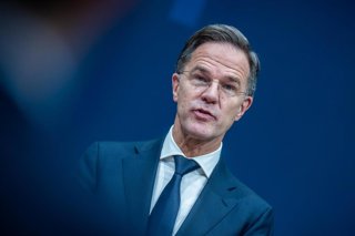 Archivo - El secretario general de la OTAN, Mark Rutte, durante una rueda de prensa en Berlín en diciembre de 2025 (archivo)