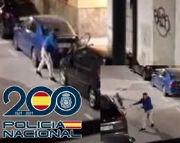 Detenido en la capital por causar daños en ocho vehículos con una bicicleta como arma arrojadiza