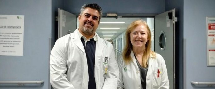 Los investigadores de la UEx Pedro Cosme y Nuria Bermejo
