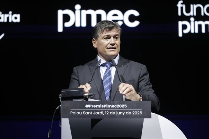 Archivo - El presidente de Pimec, Antoni Cañete, en una imagen de archivo.