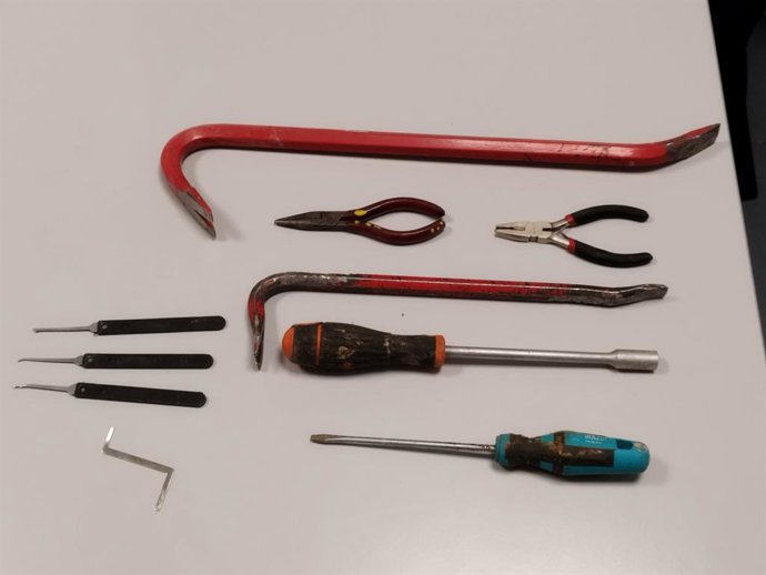 Eines requisades en l'operatiu policial