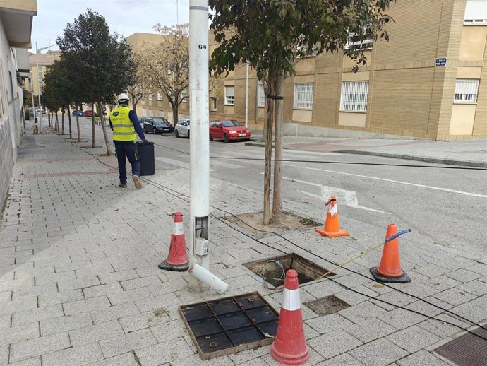 Robo de cable en Albacete.