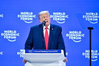 El presidente de EEUU, Donald Trump, en el marco del Foro Económico Mundial de Davos. 