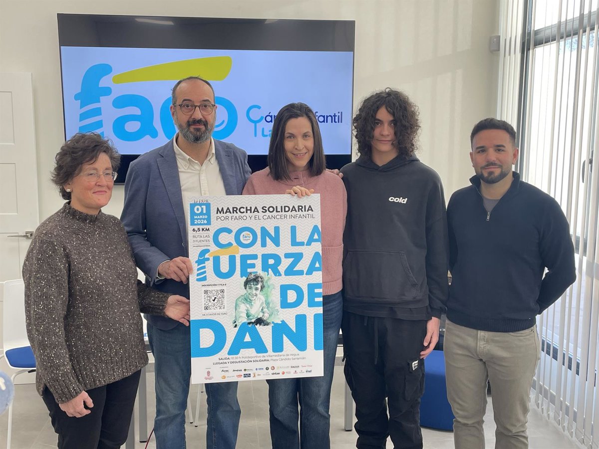 Villamediana acogerá el 1 de marzo la marcha solidaria Con la fuerza de Dani , a favor de FARO