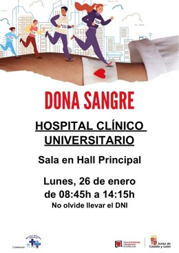 Cartel de la donación.