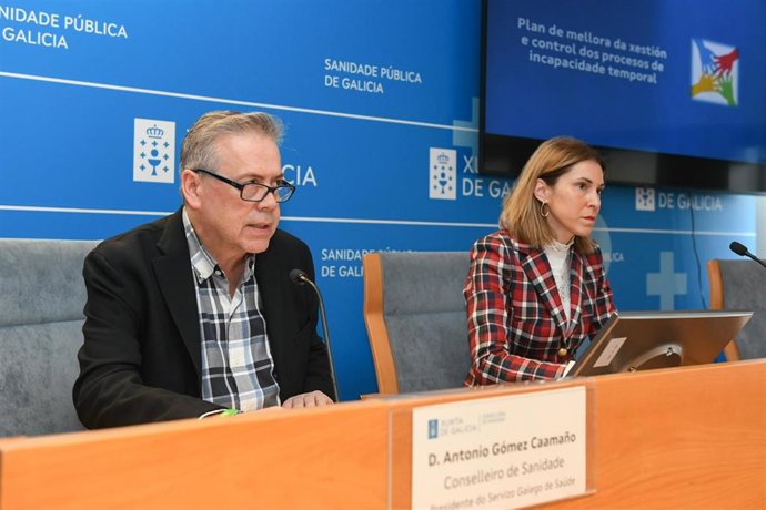 Rueda de prensa sobre el plan para la gestión de los procesos de bajas temporales, a 22 de enero de 2026.