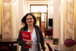 Archivo - La vicepresidenta tercera de la Mesa del Congreso, Esther Gil, a su llegada a una reunión de la Mesa del Congreso de los Diputados, a 13 de mayo de 2025, en Madrid (España).