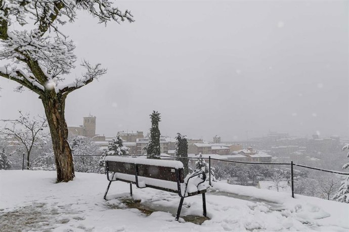 Nevada caída sobre Segovia el pasado 17 de enero.