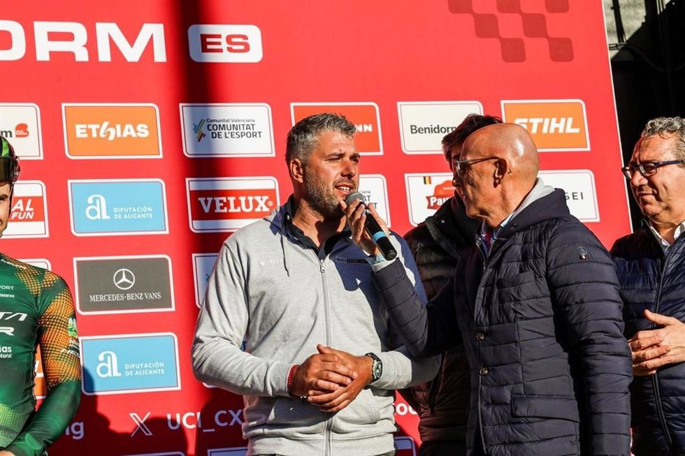 El máximo responsable de la Copa del Mundo de Ciclocross UCI  Benidorm Costa Blanca, Pascual Momparler.