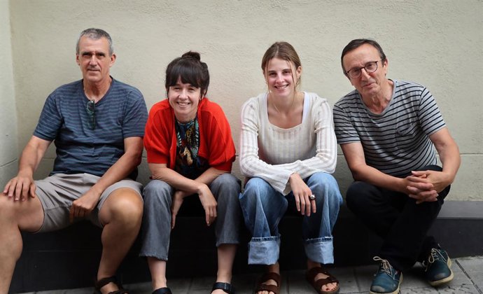 Archivo - Ezker-eskuin: Patxo Telleria, Miren Gaztañaga, Nerea Mazo eta Mikel Martinez