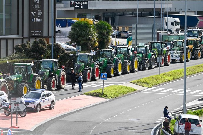 Foto de archivo de una protesta contra el acuerdo UE-Mercosur.
