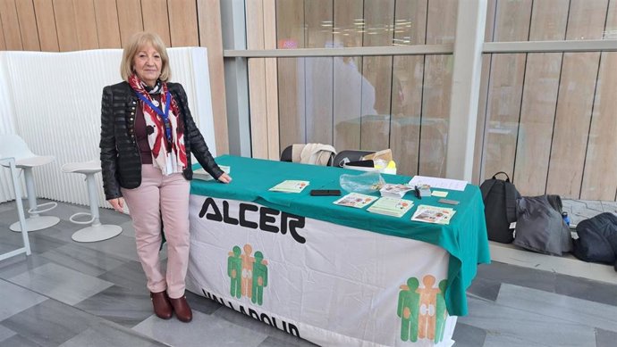 Carmen Martínez, presidenta de ALCER Valladolid.