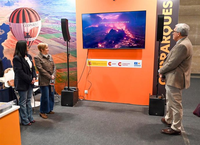 El Geoparque Volcanes de Calatrava-Ciudad Real se presenta en la feria bajo el lema 'Pon un volcán en tu vida'