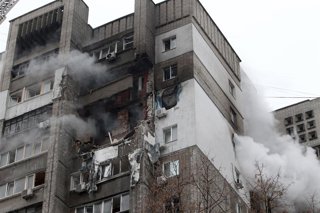 Ataque ruso en Dnipro.