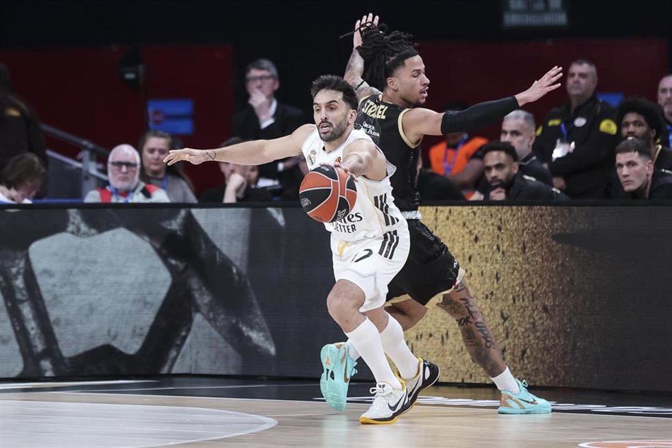 Facu Campazzo, en un partido con el Real Madrid.