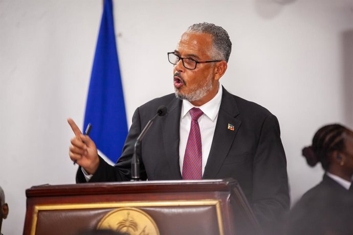 Archivo - November 11, 2024, Port-au-Prince, Port-au-Prince, Haiti: Haiti installation of Premier minister Alix Didier Fils-AimÃ