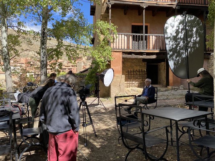 Rodaje del capítulo 21 del 'Proyecto LUZ. Sinfonismo español iluminado', del director de orquesta José Luis Temes.