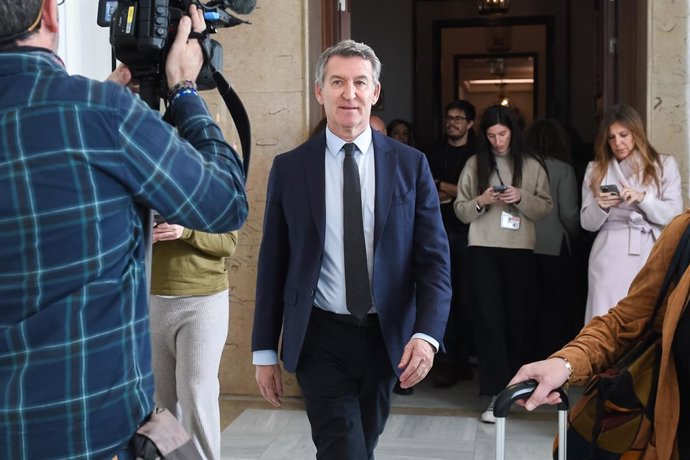 El president del Partit Popular, Alberto Núñez Feijóo.