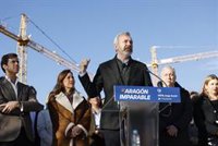 Azcón "comprende" la tractorada: "Desde el PP defenderemos la PAC donde haga falta y como haga falta"