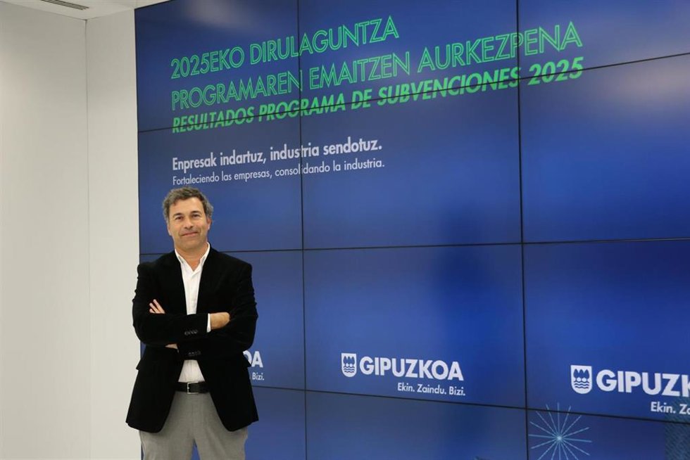 El diputado de Promoción Económica y Proyectos Estratégicos, Unai Andueza